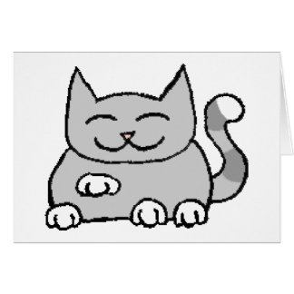 Prier le chat chanceux