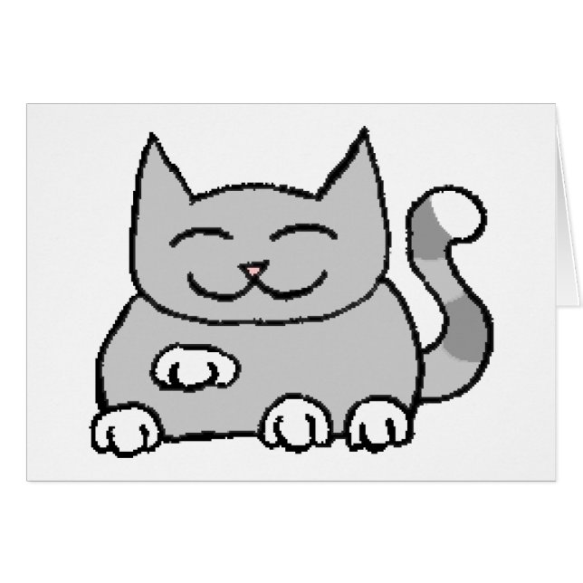 Prier le chat chanceux (Devant Horizontal)