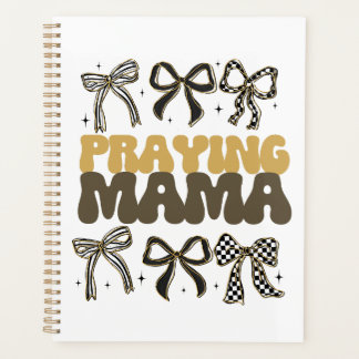 Prier Mama Croquette Bow Affirmation Florale
