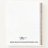 Prier Mère Couvre-Tête Carnet Spiral (Dos)