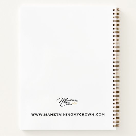 Prier Mère Élégant Journal De Couverture Dure (Dos)