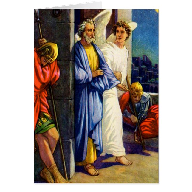 prier pour un ami Carte de voeux (Devant)