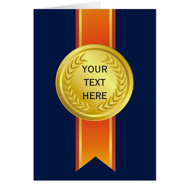 PRIER RIBBON or II + votre backgr. & texte (Devant)