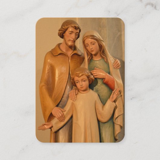 Prière À La Carte De Prière Sainte Famille (Devant)