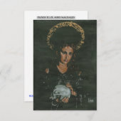 Prière à la carte de prière St Mary Magdalen (Devant / Derrière)