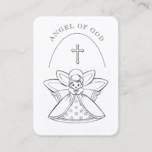 Prière à mon ange gardien Carte Sainte