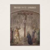 Prière à St. Longinus - Centurion à Crucifixion (Devant)