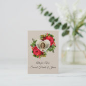 Prière au coeur sacré de la carte sainte de Jésus (Debout devant)