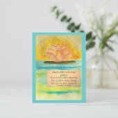 Prière bouddhiste de Metta de carte de méditation (Debout devant)