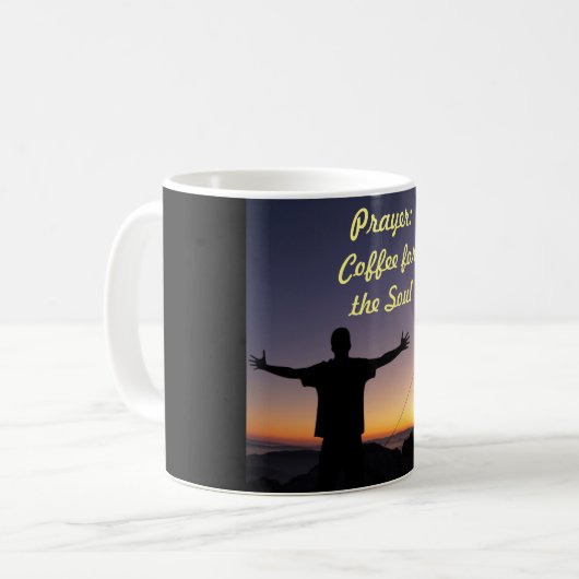 Prière : Café pour la tasse de café d'âme (Devant gauche)
