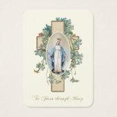 Prière catholique à Jésus par Marie (Devant)