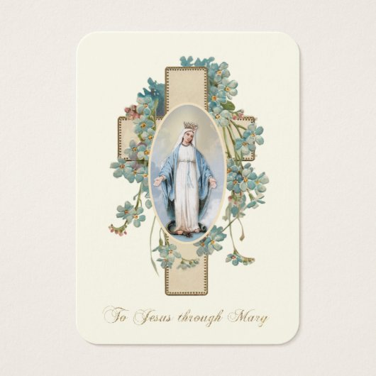 Prière catholique à Jésus par Marie (Devant)