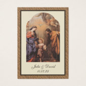 Prière catholique de mariage Jésus Marie Joseph (Devant)