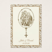 Prière catholique de mariage Sainte Famille (Devant)