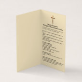 Prière catholique des cartes saintes de prêtres de (Intérieur)