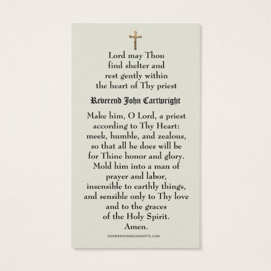 Prière catholique traditionnelle Prière religieuse (Dos)