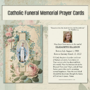 Prière commémorative catholique Vierge Marie
