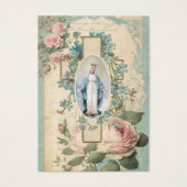 Prière commémorative catholique Vierge Marie (Devant)