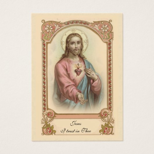 Prière commémorative de Jésus (Devant)