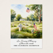 Prière commémorative des anciens combattants des É (Devant)