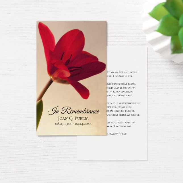 Prière commémorative des funérailles du printemps  (Bureau)