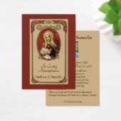 Prière commémorative funéraire catholique Carte Sa (Bureau)