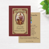 Prière commémorative funéraire catholique Carte Sa (Bureau)