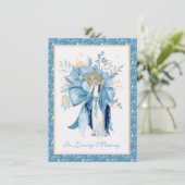 Prière commémorative funéraire catholique Carte Sa (Debout devant)