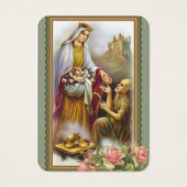 Prière commémorative funéraire catholique Carte Sa (Devant)