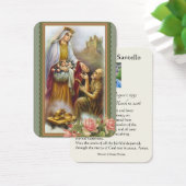 Prière commémorative funéraire catholique Carte Sa (Bureau)