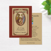 Prière commémorative funéraire catholique Carte Sa (Bureau)
