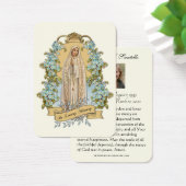 Prière commémorative funéraire catholique Carte Sa (Bureau)