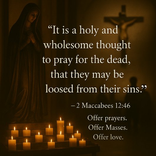 Prière commémorative funéraire catholique Carte Sa