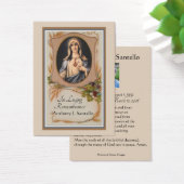 Prière commémorative funéraire catholique Carte Sa (Bureau)