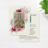 Prière commémorative funéraire catholique Carte Sa (Bureau)