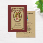 Prière commémorative funéraire catholique Carte Sa (Bureau)