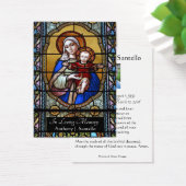 Prière commémorative funéraire catholique Carte Sa (Bureau)