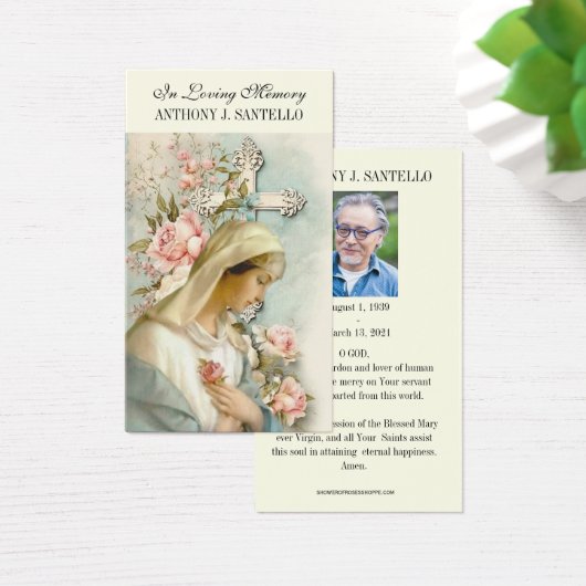 Prière commémorative funéraire catholique Saint-Ma (Bureau)