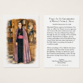 Prière de canonisation de Fulton Sheen Catholique (Devant & derrière)