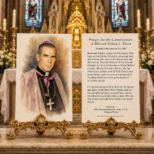Prière de canonisation du Bienheureux Fulton Sheen