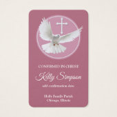 Prière de confirmation | White Dove 1 (Devant)