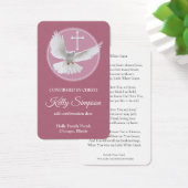 Prière de confirmation | White Dove 1 (Bureau)