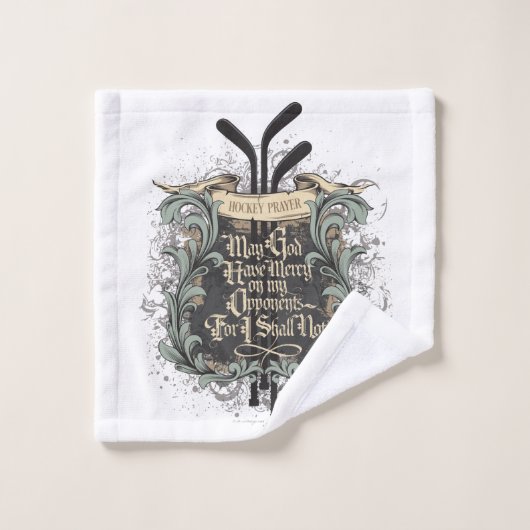Prière de hockey (Gant de toilette)