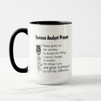 Prière de l'analyste commercial Coffee Mug