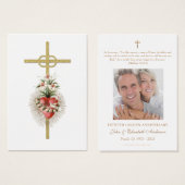 Prière de l'anniversaire du Mariage catholique (Devant & derrière)