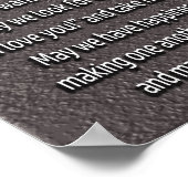 Prière de mariage — affiche artistique (Coin)