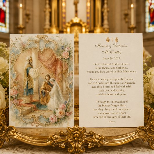 Prière de mariage catholique traditionnelle Marie