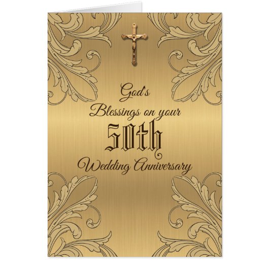Prière de mariage pour les 50 ans de mariage (Devant)