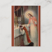 Prière de offre de masse catholique cartes saintes (Devant)