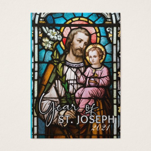 Prière de protection catholique Saint-Joseph (Devant)